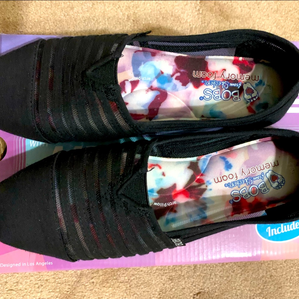 Black Bobs by sketchers